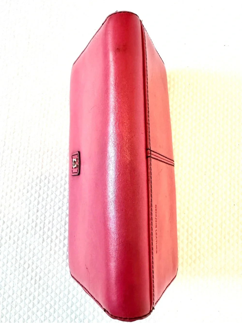 Etienne Aigner Hot‎ Pink Zip-Around Leather Wallet Perfect Size